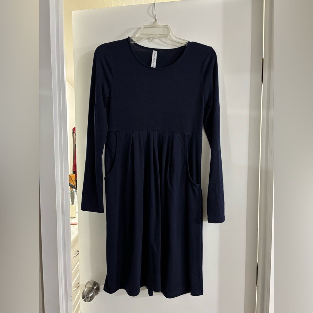 Elegant Black Long Sleeve Dress